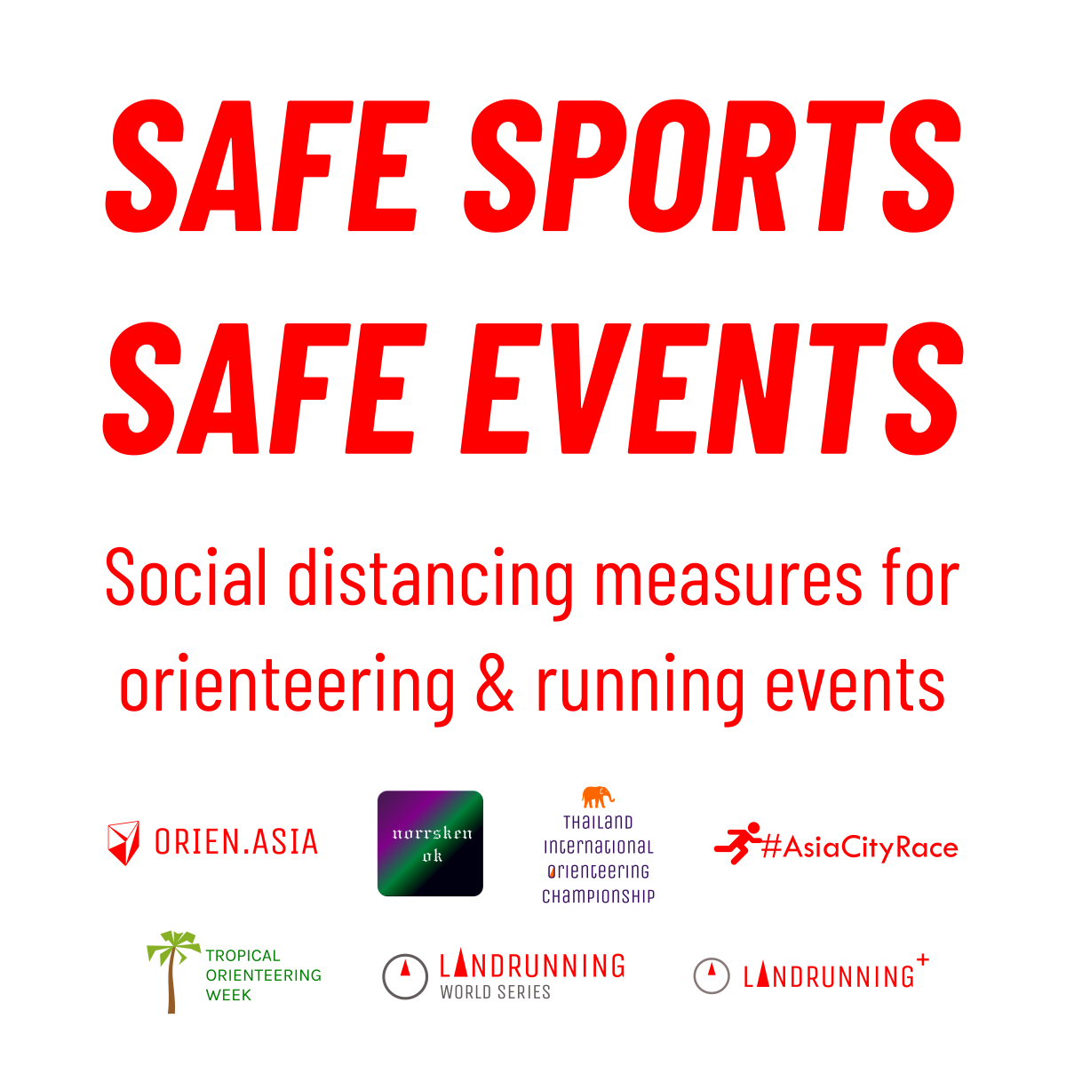 Safe sports, safe events: social distancing measures for orienteering and running events